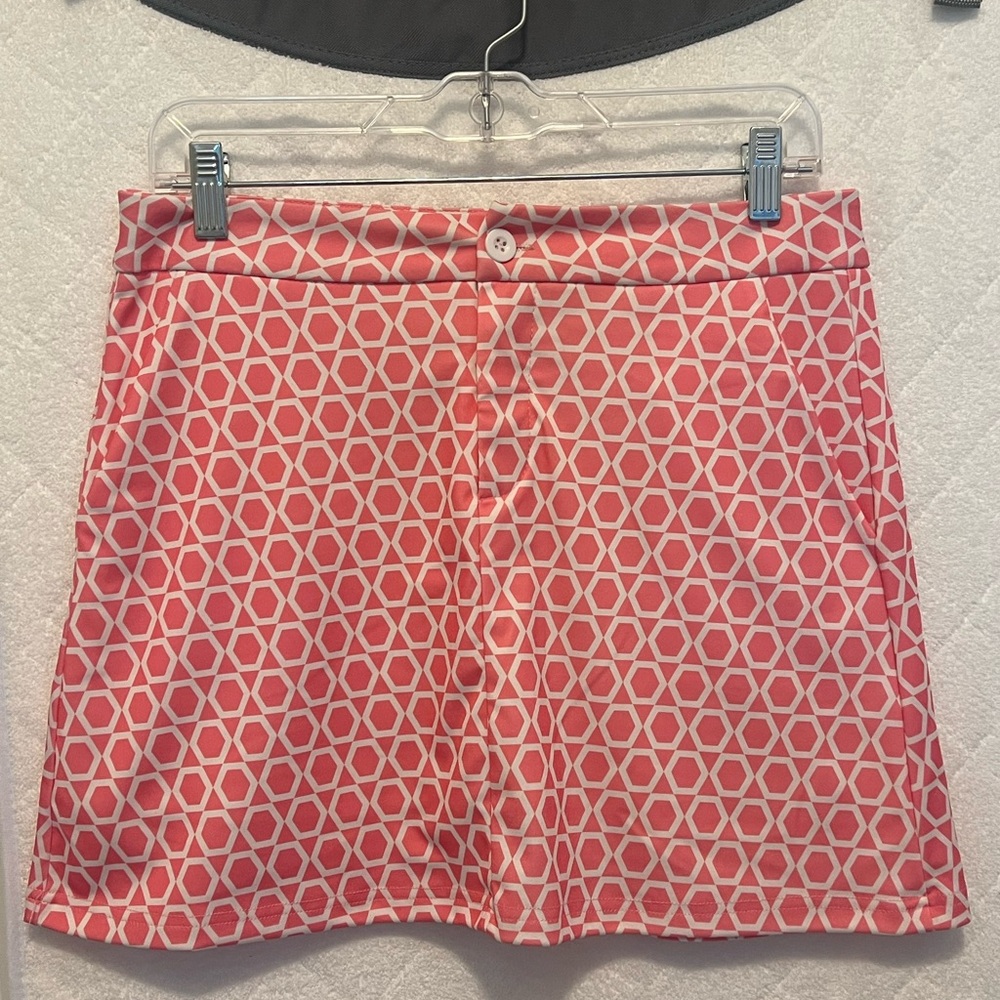 Geometric Pink Skirt